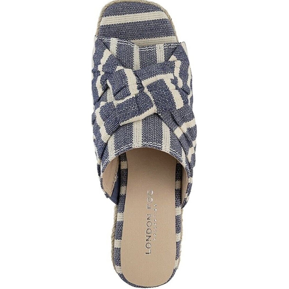 LONDON FOG Women's Heidi Espadrille Platform Wedge Sandals Size 9.5M - Picture 4 of 6